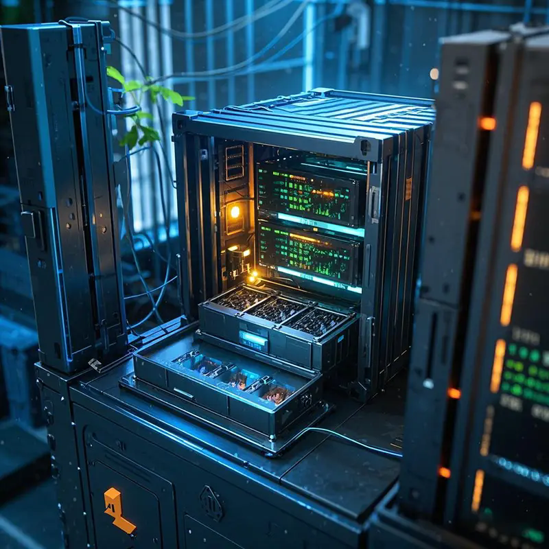 Pipe for Virtual Currency Container Computer Room